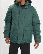 Parka à capuche Repreeve verte