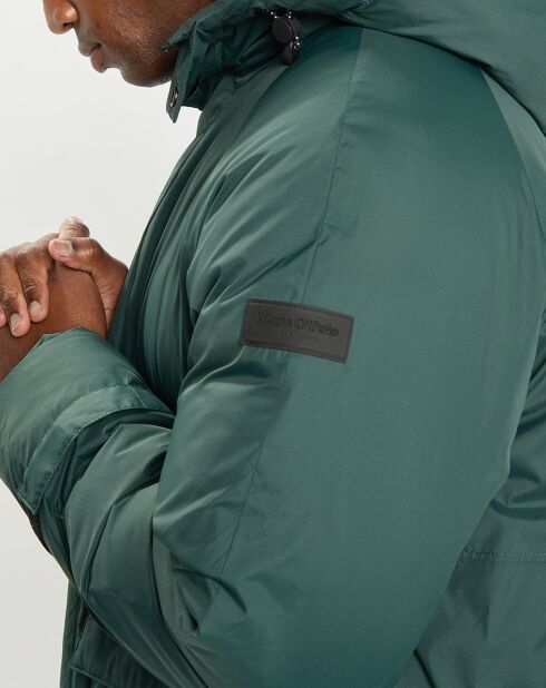 Parka à capuche Repreeve verte