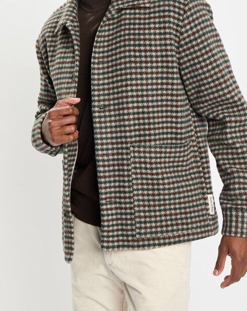 Veste de travail en Laine mélangée Manteco multicolore