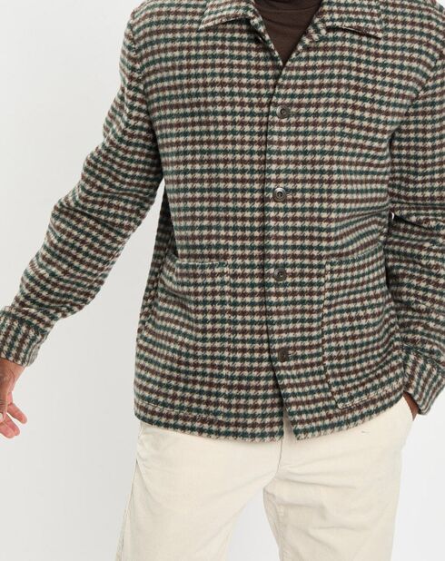Veste de travail en Laine mélangée Manteco multicolore