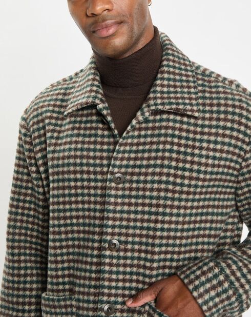 Veste de travail en Laine mélangée Manteco multicolore