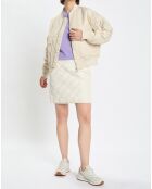 Blouson Patch Logo beige