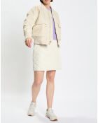 Blouson Patch Logo beige