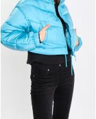 Doudoune amovible bleue