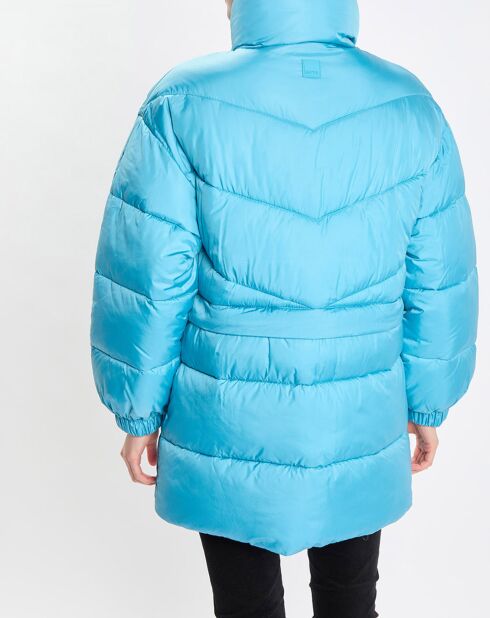 Doudoune amovible bleue