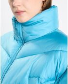 Doudoune amovible bleue