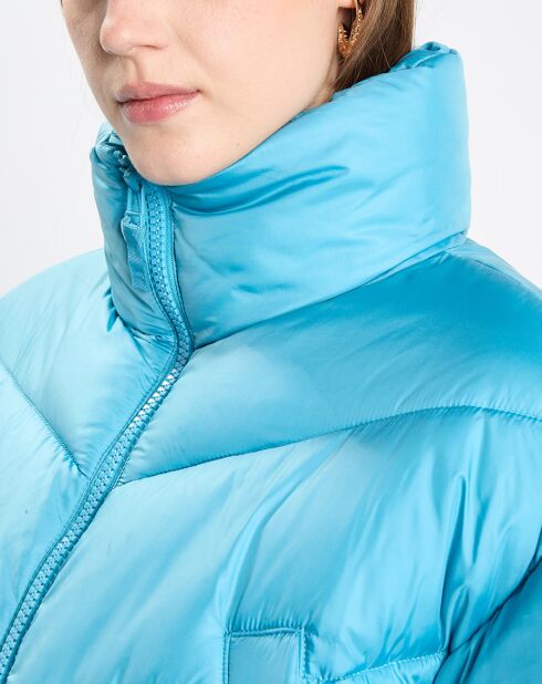 Doudoune amovible bleue