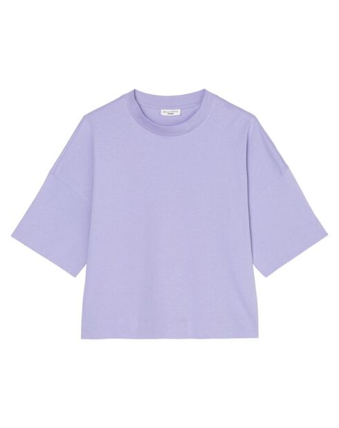 T-Shirt 100% Coton Bio violet clair