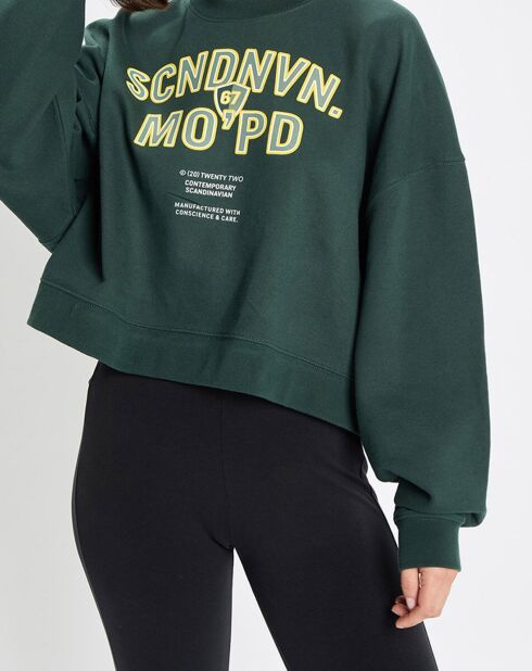 Sweat Scndnvn vert foncé