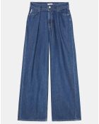 Jean large bleu foncé