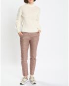 Pantalon Torup tartan marron