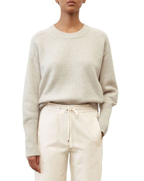 Pull en Laine mélangée écru