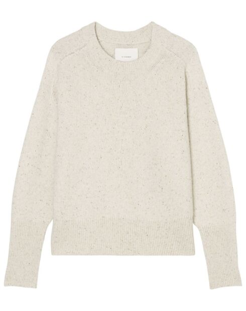 Pull en Laine mélangée écru