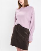 Pull en Laine mélangée violet clair