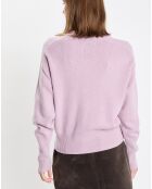 Pull en Laine mélangée violet clair