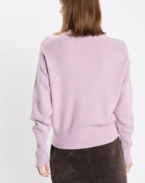 Pull en Laine mélangée violet clair