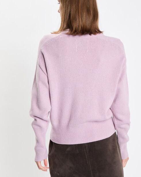 Pull en Laine mélangée violet clair