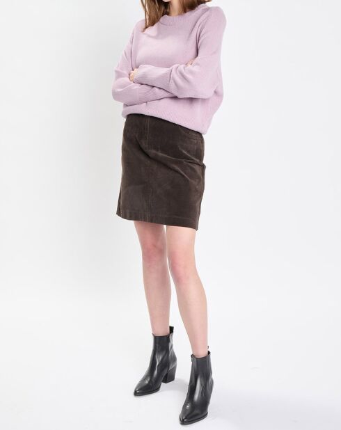 Pull en Laine mélangée violet clair