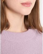 Pull en Laine mélangée violet clair