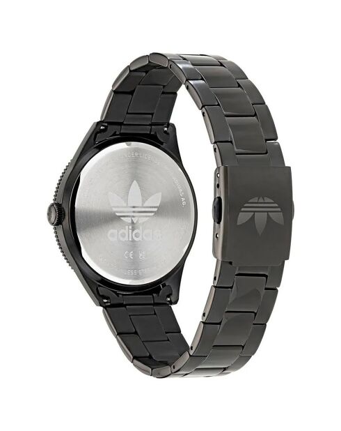 Montre Mixte Edition Three en Acier noire