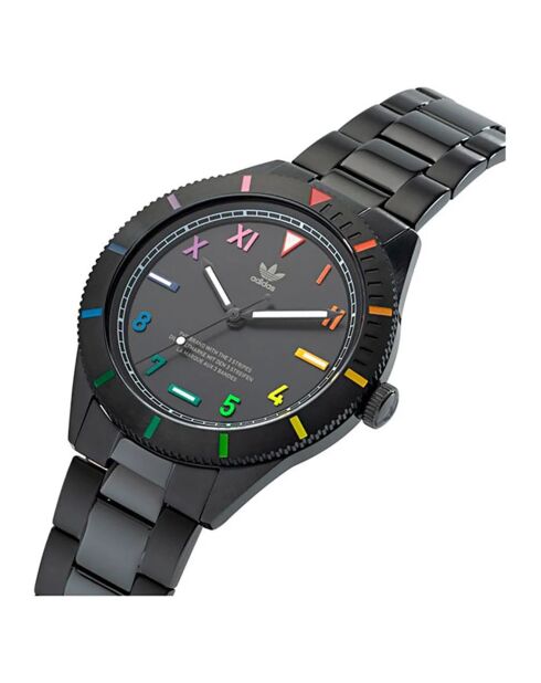 Montre Mixte Edition Three en Acier noire