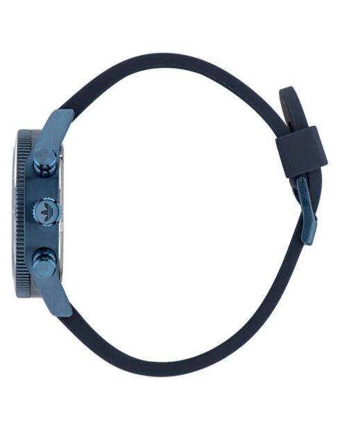 Montre Chronographe Homme Edition Two en Silicone bleue