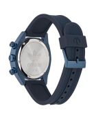 Montre Chronographe Homme Edition Two en Silicone bleue