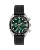 Montre Chronographe Homme Edition Two en Silicone noire