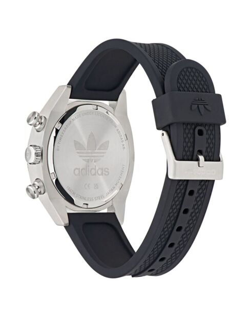 Montre Chronographe Homme Edition Two en Silicone noire
