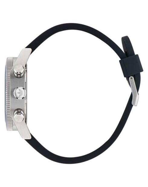 Montre Chronographe Homme Edition Two en Silicone noire