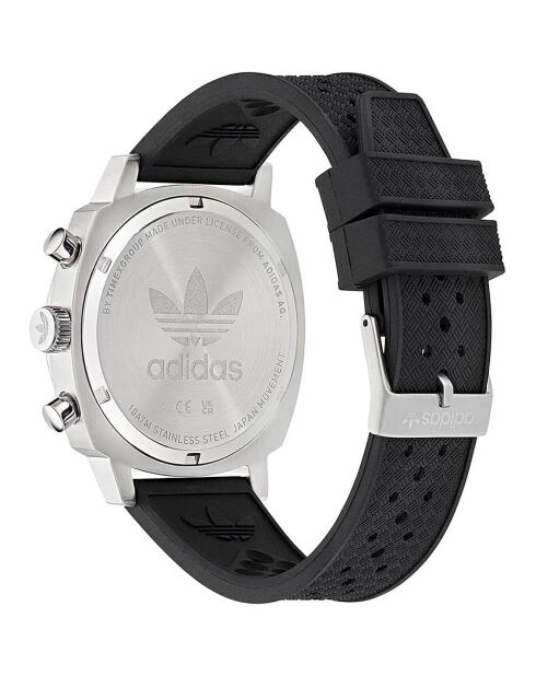 Montre Chronographe Mixte Master Originals One en Silicone noire