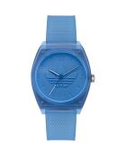 Montre Mixte Project Two en Silicone bleue