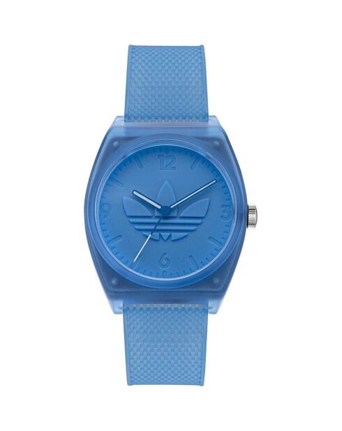 Montre Mixte Project Two en Silicone bleue