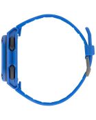Montre Chronographe Mixte Citytech Two en Silicone bleue