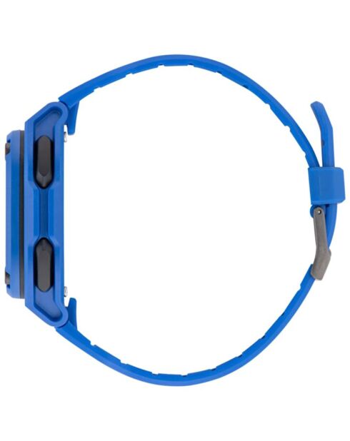 Montre Chronographe Mixte Citytech Two en Silicone bleue