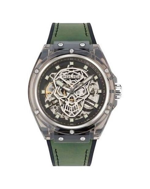 Montre Homme en Silicone verte