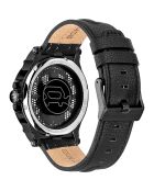 Montre Homme Vertex en Cuir noire