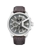 Montre Homme Underlined en Cuir marron