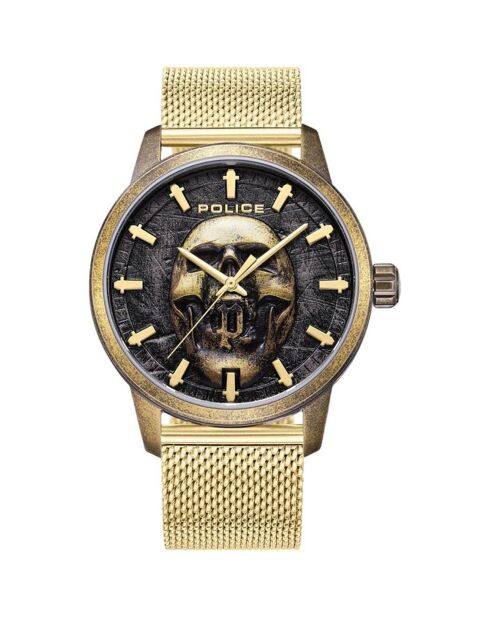Montre Homme en Acier dorée