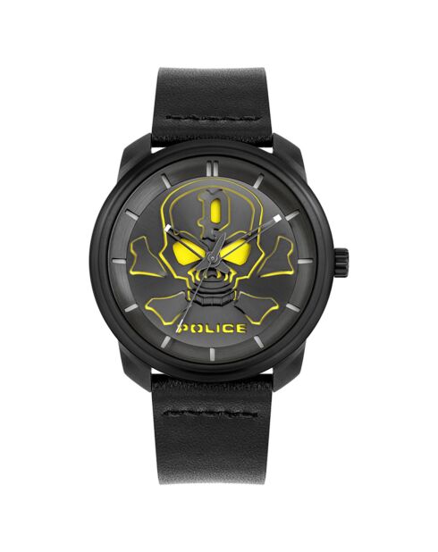 Montre Homme en Cuir noire