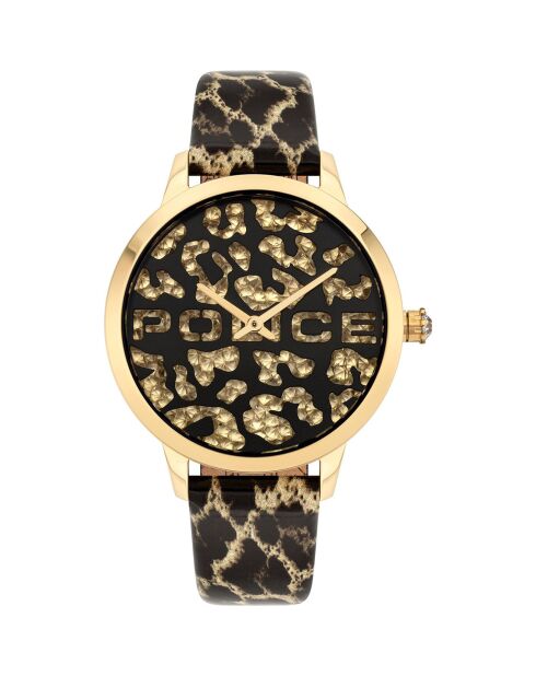 Montre Femme en Cuir marron