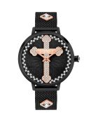 Montre Femme en Acier noire