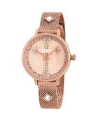 Montre Femme en Acier rose doré