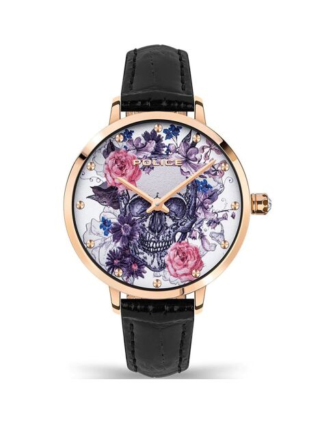 Montre Femme en Cuir noire