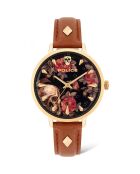 Montre Femme en Cuir marron