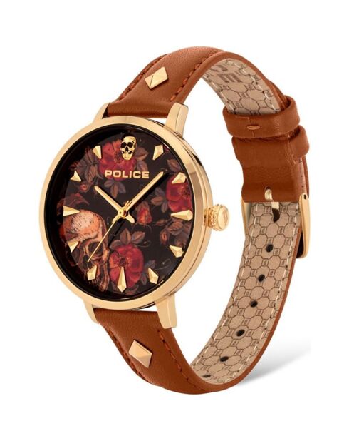 Montre Femme en Cuir marron