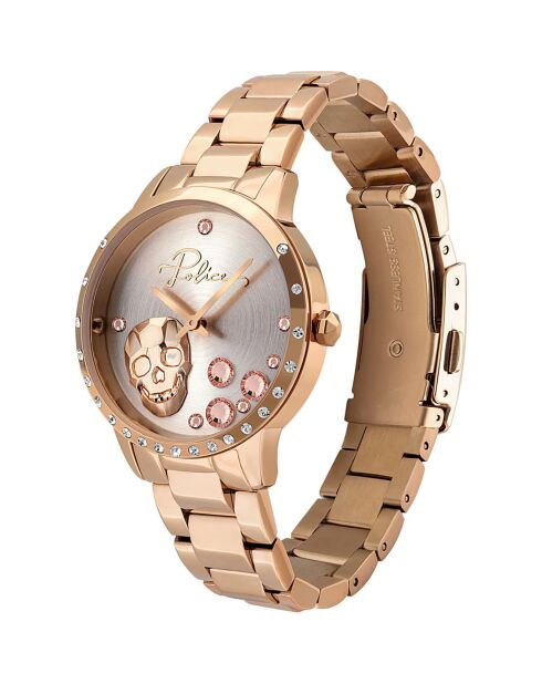Montre Femme en Acier rose doré