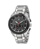 Montre Homme Traguardo en Acier argentée