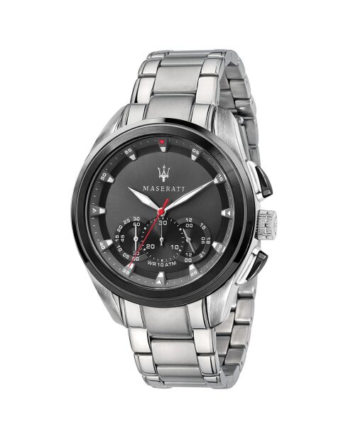 Montre Homme Traguardo en Acier argentée