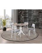 Table à manger + 4 Chaises Albero naturelles